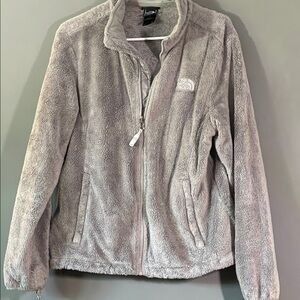 The North Face Women's Light Gray Teddy Jacket